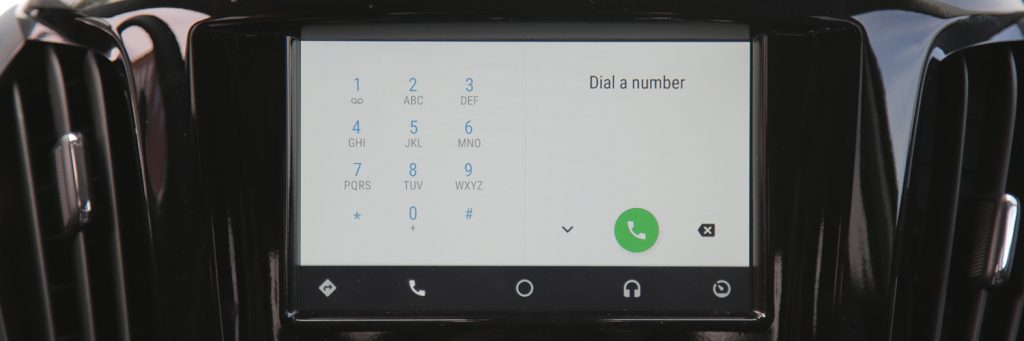 Android Auto and Apple CarPlay offer hands-free experience with Calls and Messaging