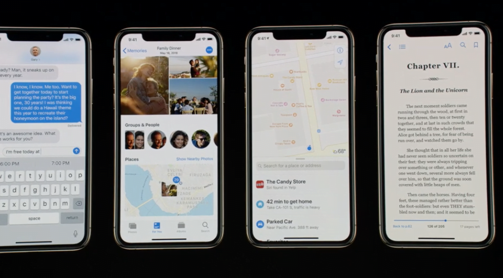 iphone screen notch 2018
