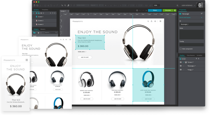 justinmind-mobile-app-wireframe-tool Justinmind: mobile app wireframe tool