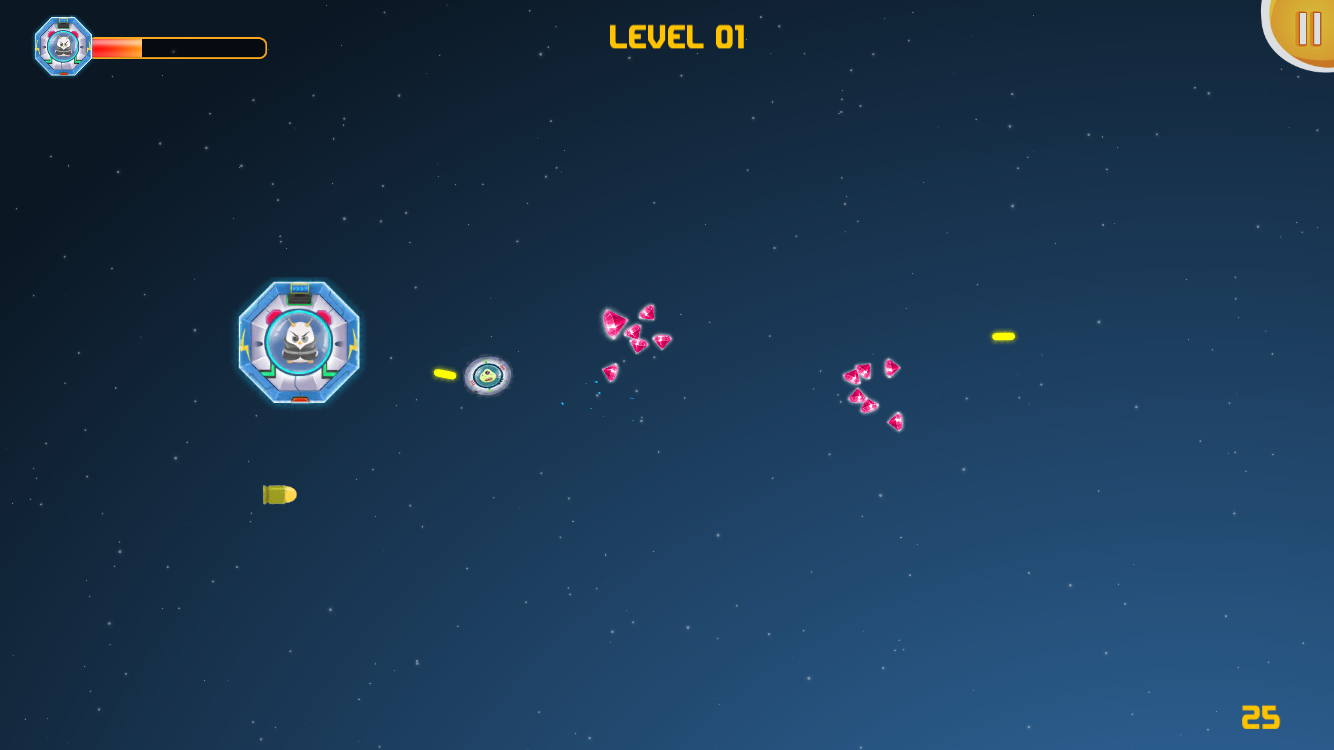 Coop Squad Gameplay in Space Space gameplay action from Coop Squad