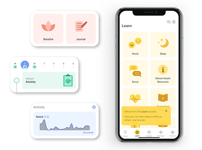 mindLAMP Featured Zco App mindLAMP app images on iPhone X