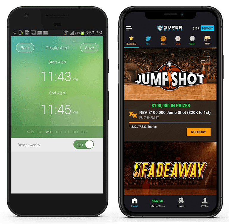 Simple App - Complex App Comparison of a simple app vs a complex app