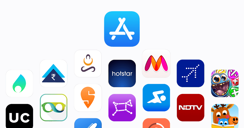 App Icons from App Store A collection of app icons
