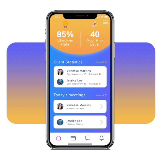 HereNow Provider The HereNow Provider app on iPhone
