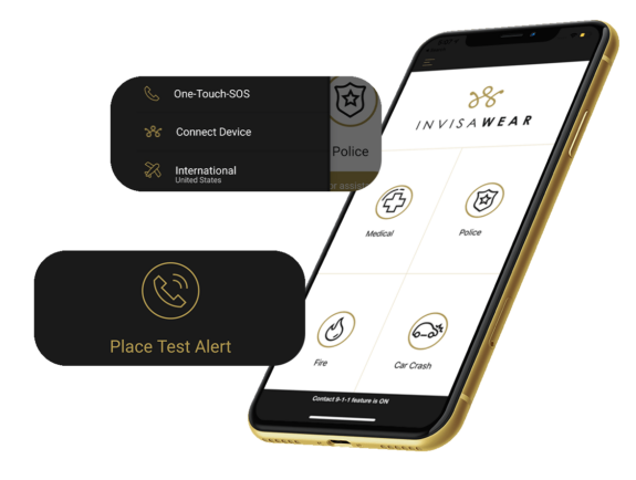 invisaWear app on iPhone