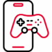 Icon representing mobile gaming